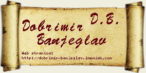 Dobrimir Banjeglav vizit kartica